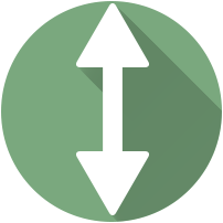 Length / Height Icon